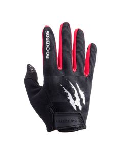 ROCKBROS touch screen bicycle bike full finger gloves gel filled breathable shockproof men and women