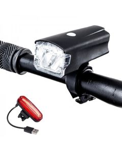 3 Color Bike Light USB Rechargeable IPX-4 Waterproof LED Light Bike Accessories