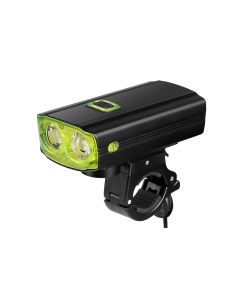 2 * T6 LED bicycle light can be charged with 5 modes bicycle front light 120DB horn bicycle front light