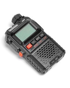 Baofeng UV-3R + mini walkie-talkie handheld VHF UHF two-way radio scanner high frequency transceiver