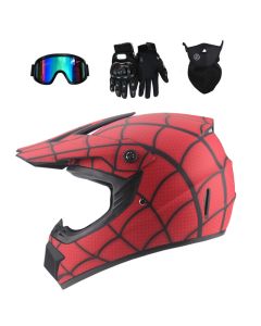 Spiderman helmet motorcycle bike riding helmet outdoor full face helmet children's toy