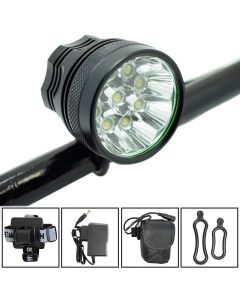 9 * T6 LED bicycle light LED running headlight outdoor mountain night cycling bicycle light