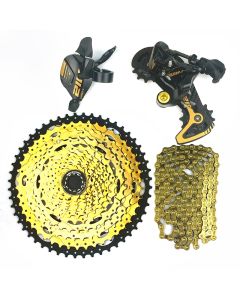 LTWOO AT12 kit 12 gear lever rear derailleur cassette 52T YBN chain gold suitable for Shimano