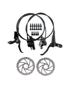 TEKTRO HD-M285 Hydraulic Disc Brake MTB Bicycle Front/Rear Brakes 800/1500mm with 180mm Rotor 