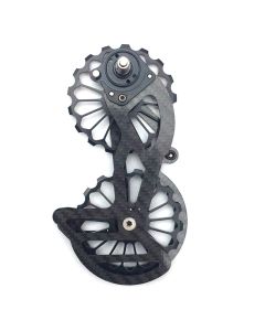 Ceramic Rear Derailleur Pulley Road Bike Bicycle Carbon Fiber Jockey Pulley For SRAM RED RIVAL FORCE 10 11 Speed