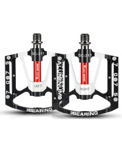 WEST BIKING 3 Bearings Bicycle Pedals Ultralight Anti-slip CNC BMX Cycling Sealed Bearing Bike Pedals