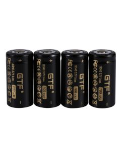 4Pcs Original CR123 16340 Battery 700mAh 3.7V 16340 Rechargeable Li-ion Battery for LED Flashlight