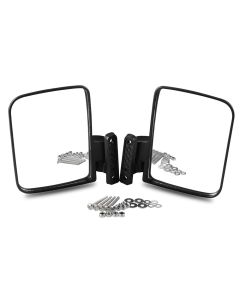 2Pcs Universal Golf Cart Big Clear Side Rear View Mirrors for Yamaha Ezgo Motorcycle Exterior Accessories