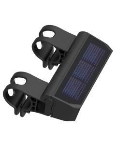 Waterproof Solar Panel Bike Front Light Bicycle Head Light Intelligent Induction LED Cycling Light