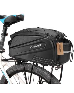 10L Multifunctional Bicycle Rear Seat Bag Waterproof Cycling Bike Rack Trunk Cargo Bag Pannier Bag