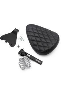 Retro spring seat bag seat cushion assembly is suitable for Harley cruise ship prince modified iron horse 400 motorcycle