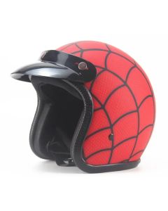 7-16 years old children's Spider-Man helmet retro helmet simple half-open face Cascos Para