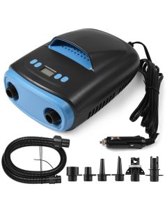 SUP 22 PSI 12V 110W Dual Stage Electric Air Pump For Inflating SUP Stand Up Paddle Board