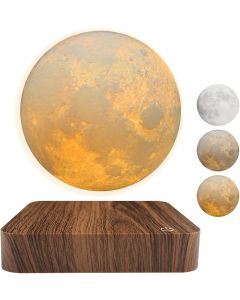 Creative Magnetic Levitation Moon Lamp 3D Printing Touch Suspension Moon Bedroom Atmosphere Lamp 