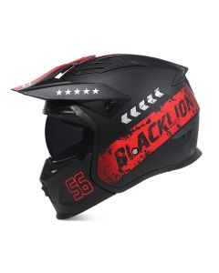 Adult motorcycle helmet detachable combination helmet all-season riding full-face helmet