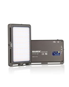 MAMEN ultra-thin dimming LED 120pcs CRI96 OLED display digital camera with battery fill light