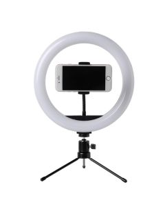 Photo LED Selfie Stick Ring Fill Light 10inch Dimmable Camera Phone Ring Lamp With Stand Tripod 