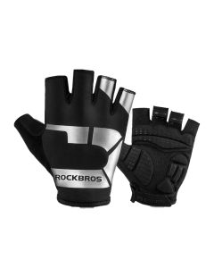 ROCKBROS non-slip shock-absorbing bicycle gloves comfortable and fashionable printing outdoor sports gloves