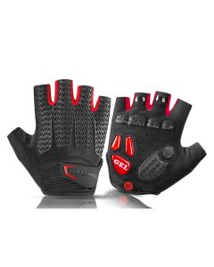 ROCKBROS Touch Screen Bicycle Gloves Gel Pad Shockproof Half Finger Gloves